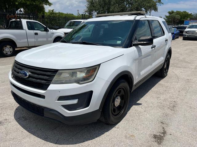 1FM5K8AR1HGD06781 - 2017 FORD EXPLORER POLICE INTERCEPTOR WHITE photo 1