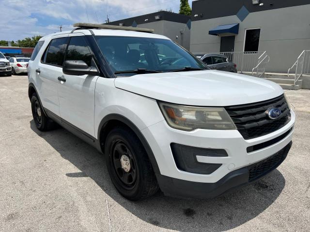 1FM5K8AR1HGD06781 - 2017 FORD EXPLORER POLICE INTERCEPTOR WHITE photo 4