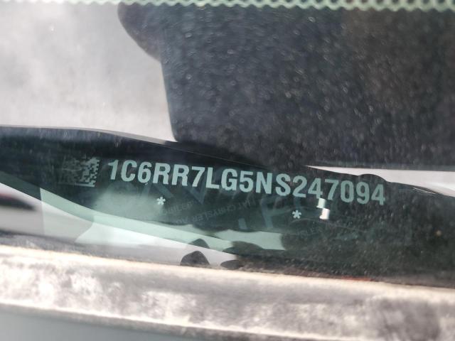 1C6RR7LG5NS247094 - 2022 RAM 1500 CLASS SLT შავი ფოტო 13