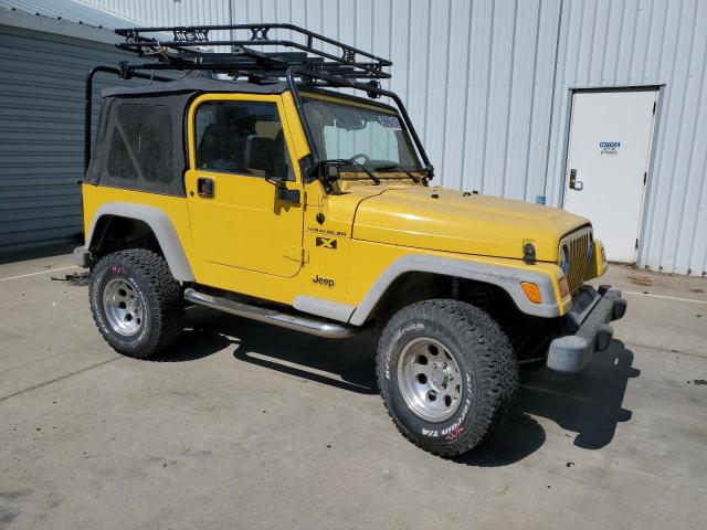 1J4FA39S72P729548 - 2002 JEEP WRANGLER / X YELLOW photo 4