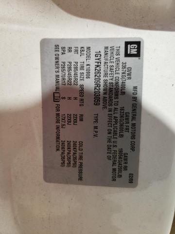 1GYFK26209R203059 - 2009 CADILLAC ESCALADE ESV LUXURY CREAM photo 13