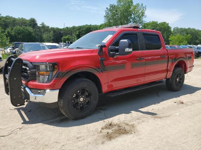 1FTFW1P81PKD58636 - 2023 FORD F150 POLICE RESPONDER RED photo 1