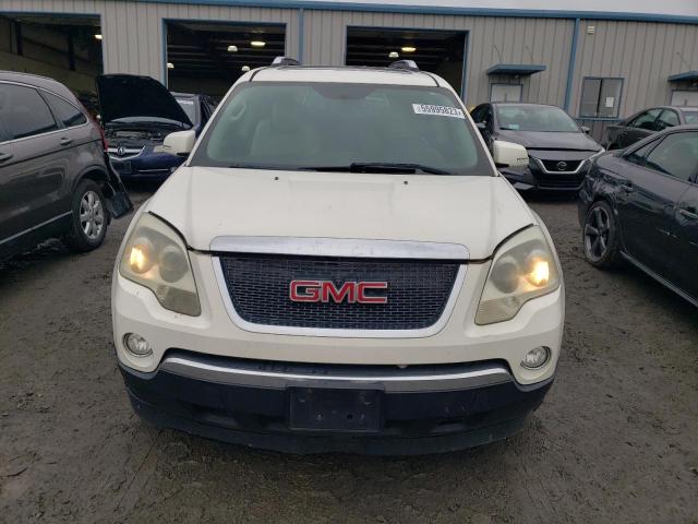 1GKEV33767J114529 - 2007 GMC ACADIA SLT-2 WHITE photo 5