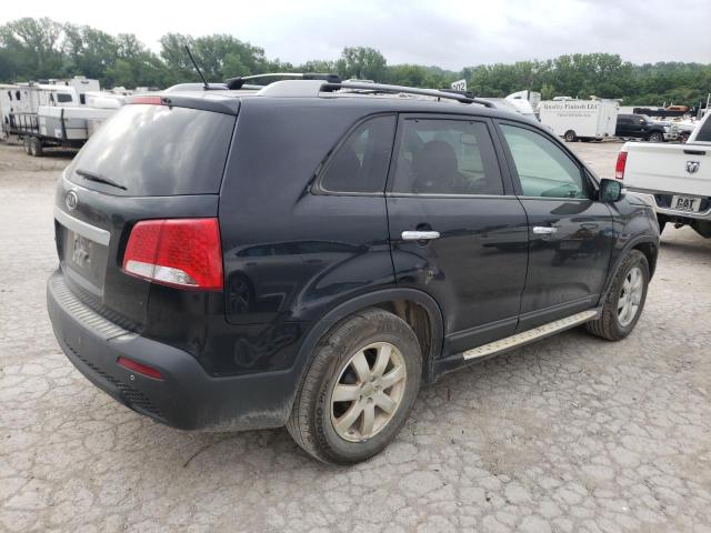 5XYKT4A68CG212332 - 2012 KIA SORENTO BASE BLACK photo 3