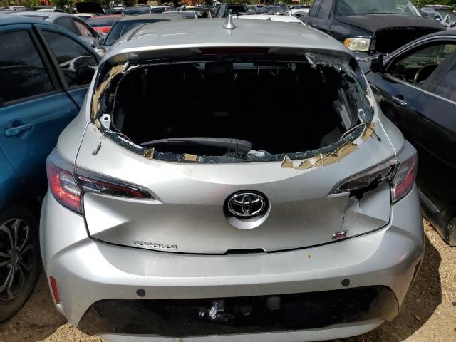 JTNK4RBE8K3013392 - 2019 TOYOTA COROLLA SE SILVER photo 6