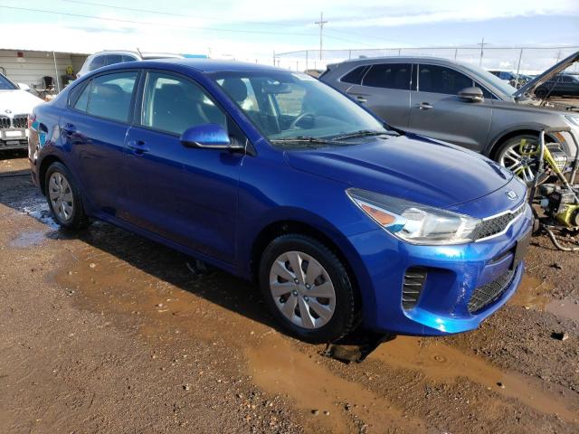 3KPA24AB2KE206114 - 2019 KIA RIO S BLUE photo 4