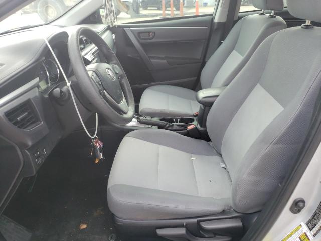 2T1BURHEXGC506887 - 2016 TOYOTA COROLLA L SILVER photo 7