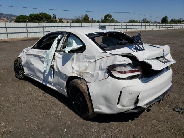 WBS2U7C04M7G66059 - 2021 BMW M2 COMPETITION WHITE photo 2