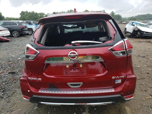 5N1AT2MV2KC715503 - 2019 NISSAN ROGUE S RED photo 6