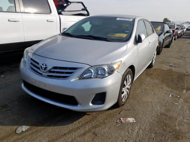 2T1BU4EE4DC963326 - 2013 TOYOTA COROLLA BASE  photo 2