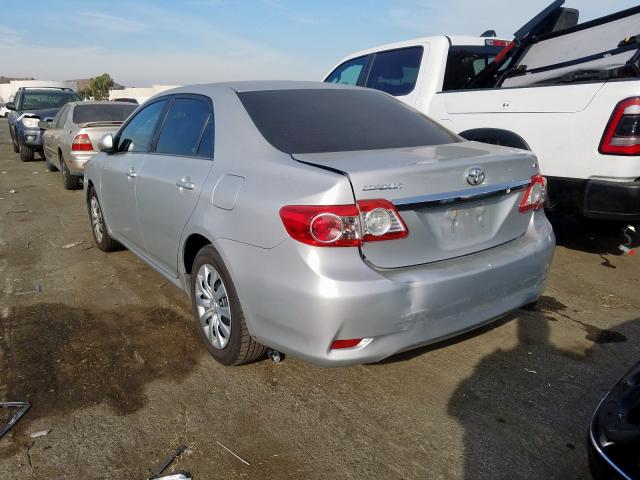 2T1BU4EE4DC963326 - 2013 TOYOTA COROLLA BASE  photo 3