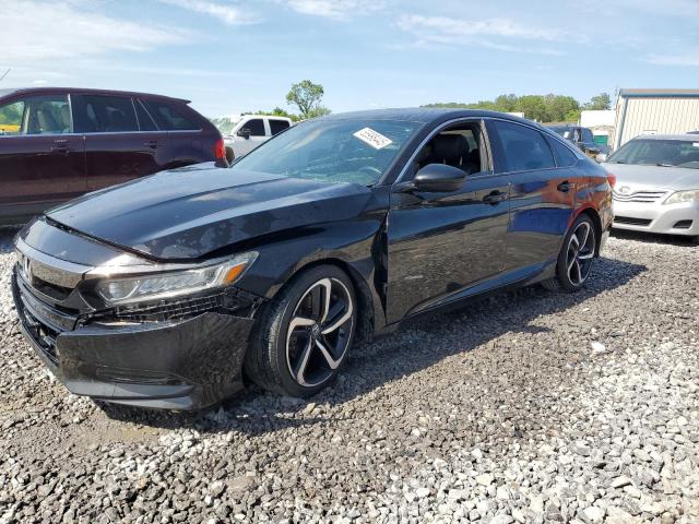 1HGCV1F30JA034832 - 2018 HONDA ACCORD SPORT أسود صورة 1