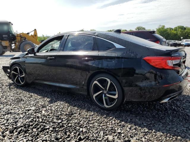 1HGCV1F30JA034832 - 2018 HONDA ACCORD SPORT أسود صورة 2