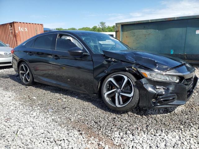 1HGCV1F30JA034832 - 2018 HONDA ACCORD SPORT أسود صورة 4