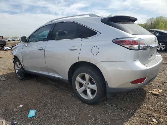 2T2BK1BA3DC174084 - 2013 LEXUS RX 350 BASE SILVER photo 2