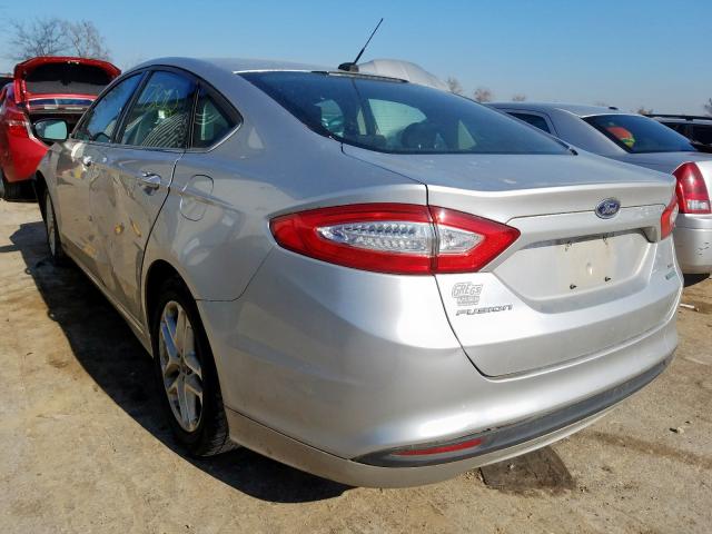 3FA6P0HR9DR372456 - 2013 FORD FUSION SE  photo 3