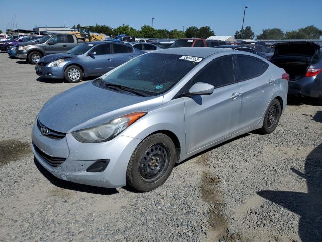 5NPDH4AE6DH200434 - 2013 HYUNDAI ELANTRA GLS SILVER photo 1