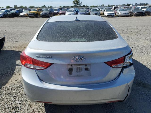 5NPDH4AE6DH200434 - 2013 HYUNDAI ELANTRA GLS SILVER photo 6