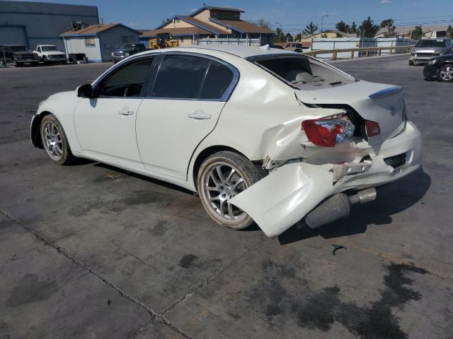 JNKBV61EX8M213354 - 2008 INFINITI G35 WHITE photo 2