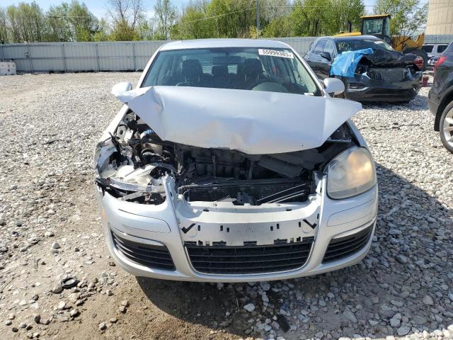 3VWEF71K97M173923 - 2007 VOLKSWAGEN JETTA WOLFSBURG 银色 照片 5