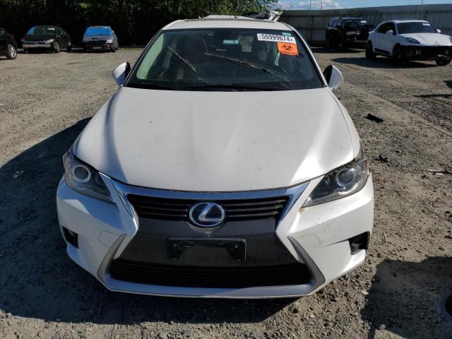 JTHKD5BH7E2200459 - 2014 LEXUS CT 200 WHITE photo 5