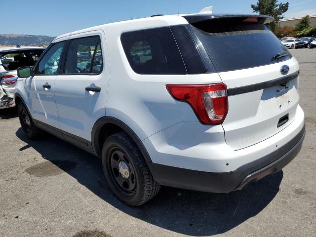 1FM5K8ARXHGB93784 - 2017 FORD EXPLORER POLICE INTERCEPTOR WHITE photo 2