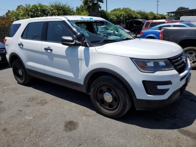 1FM5K8ARXHGB93784 - 2017 FORD EXPLORER POLICE INTERCEPTOR WHITE photo 4