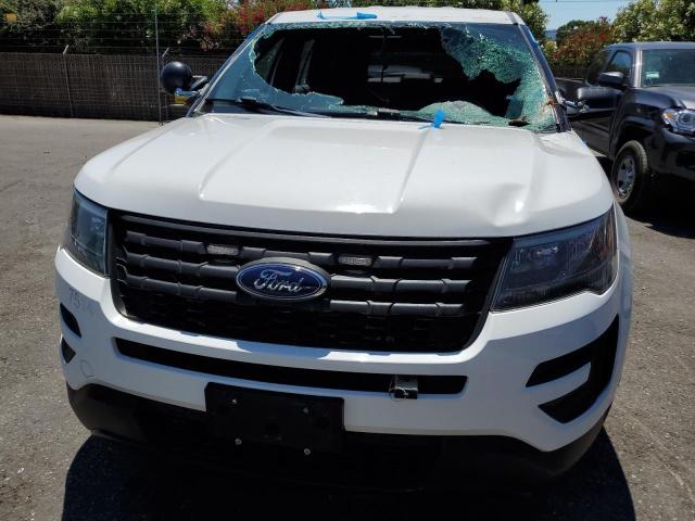 1FM5K8ARXHGB93784 - 2017 FORD EXPLORER POLICE INTERCEPTOR WHITE photo 5