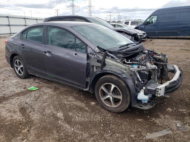 19XFB2F71FE703305 - 2015 HONDA CIVIC SE GRAY photo 4