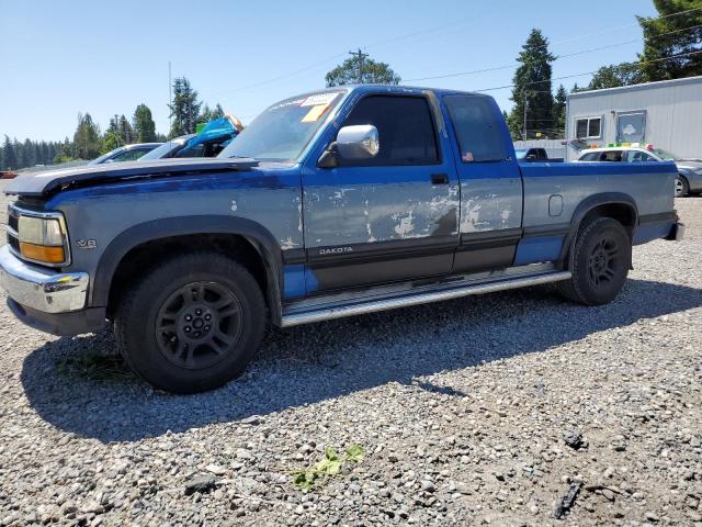 1B7GL23YXPS145810 - 1993 DODGE DAKOTA BLUE photo 1