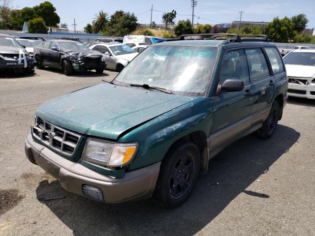 JF1SF6550WH755311 - 1998 SUBARU FORESTER S GREEN photo 1