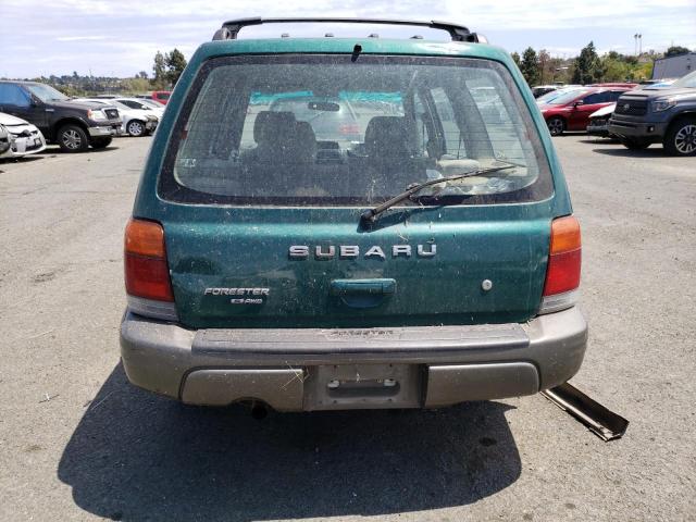 JF1SF6550WH755311 - 1998 SUBARU FORESTER S GREEN photo 6