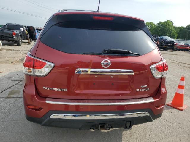 5N1AR2MM2DC678560 - 2013 NISSAN PATHFINDER S RED photo 6