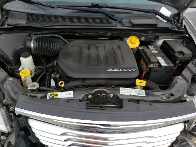 2C4RC1BG7FR505322 - 2015 CHRYSLER TOWN & COU TOURING SILVER photo 12