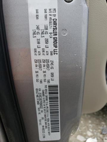 2C4RC1BG7FR505322 - 2015 CHRYSLER TOWN & COU TOURING SILVER photo 13