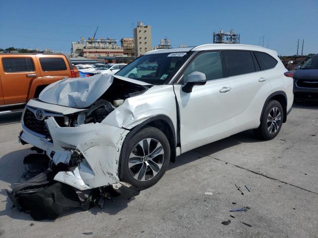 5TDGZRAH0NS091479 - 2022 TOYOTA HIGHLANDER XLE WHITE photo 1