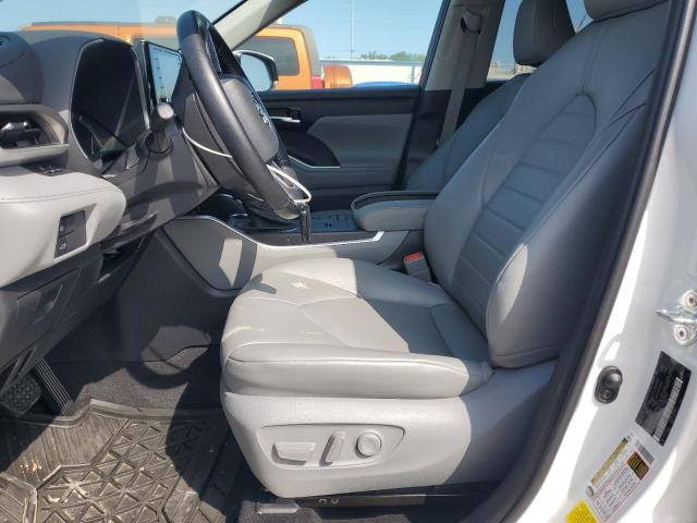 5TDGZRAH0NS091479 - 2022 TOYOTA HIGHLANDER XLE WHITE photo 7