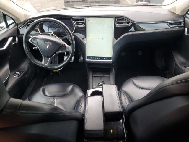 5YJSA1H11EFP56096 - 2014 TESLA MODEL S BLUE photo 8