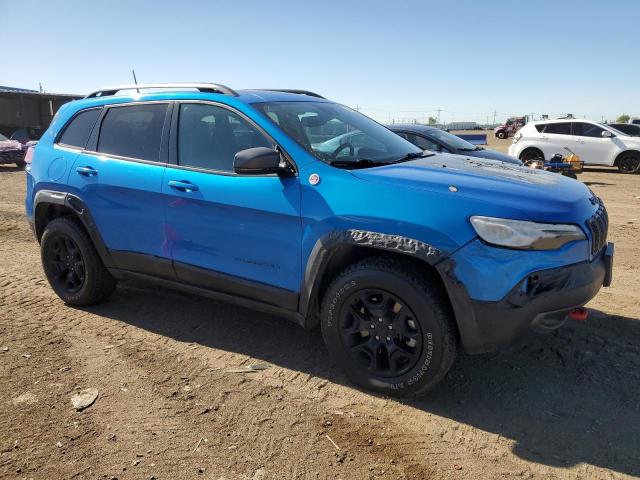 1C4PJMBXXMD128144 - 2021 JEEP CHEROKEE TRAILHAWK 蓝色 照片 4