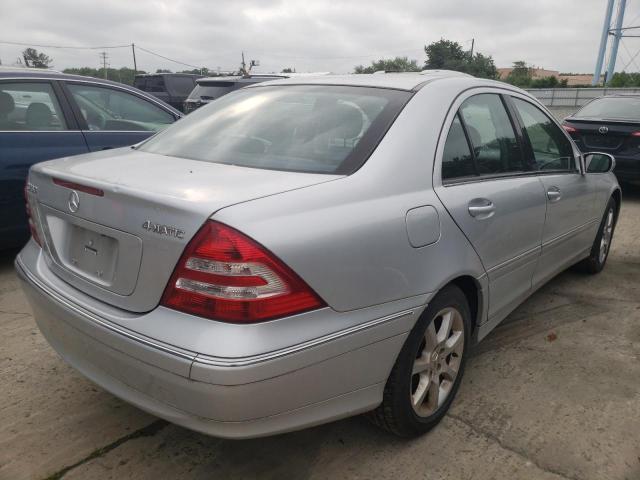 WDBRF87H17F851018 - 2007 MERCEDES-BENZ C 350 4MATIC SILVER photo 3