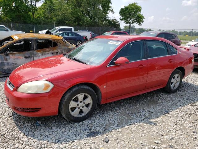 2G1WT57K591315067 - 2009 CHEVROLET IMPALA 1LT RED photo 1