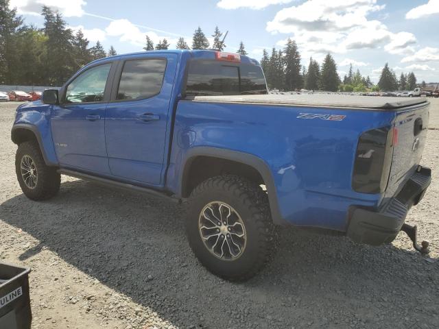 1GCPTEE19L1176032 - 2020 CHEVROLET COLORADO ZR2 BLUE photo 2
