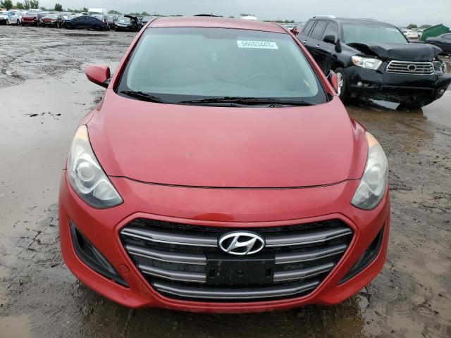 KMHD35LH0GU256662 - 2016 HYUNDAI ELANTRA GT RED photo 5