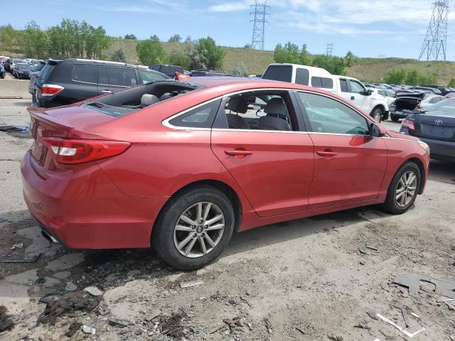 5NPE24AF6HH531292 - 2017 HYUNDAI SONATA SE RED photo 3