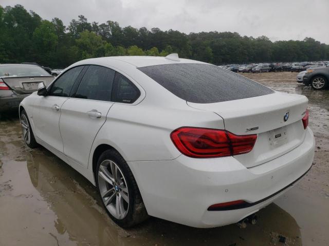 WBA4J3C52KBL06175 - 2019 BMW 430XI GRAN COUPE WHITE photo 2