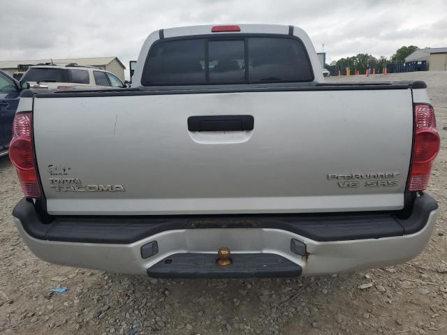 5TEJU62N85Z030990 - 2005 TOYOTA TACOMA DOUBLE CAB PRERUNNER SILVER photo 6
