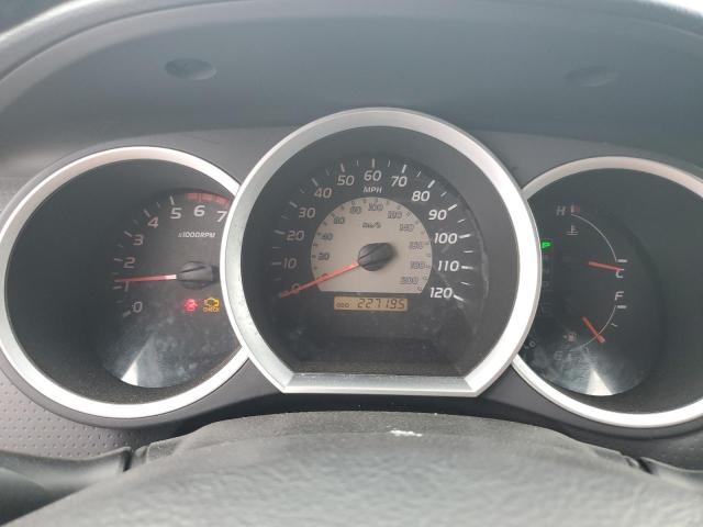 5TEJU62N85Z030990 - 2005 TOYOTA TACOMA DOUBLE CAB PRERUNNER SILVER photo 9