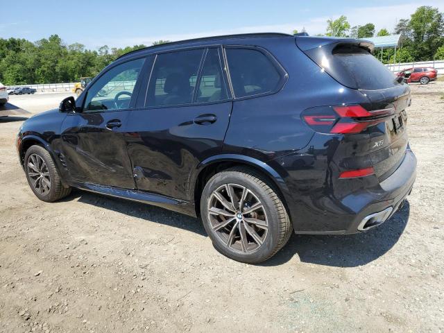 5UX13EU09R9S40819 - 2024 BMW X5 SDRIVE 40I BLUE photo 2