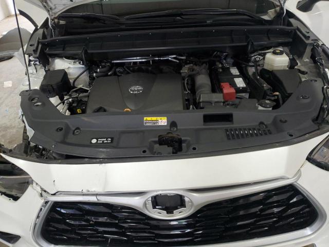 5TDGZRBH1MS057578 - 2021 TOYOTA HIGHLANDER XLE WHITE photo 12