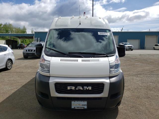 3C6LRVDG3ME523119 - 2021 RAM PROMASTER 2500 HIGH WHITE photo 5